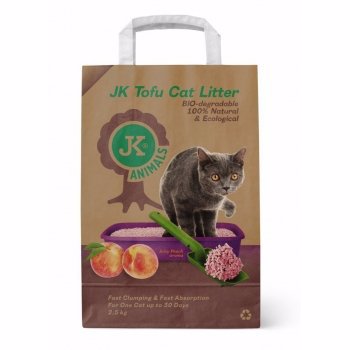 Asternut JK Animals Tofu Piersici, 2,5 Kg