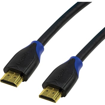 Cablu video Logilink HDMI Male - HDMI Male, v2.0, 15m, negru