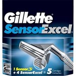 Rezerva aparat de ras Gillette Sensor Excel 5 buc 13284723