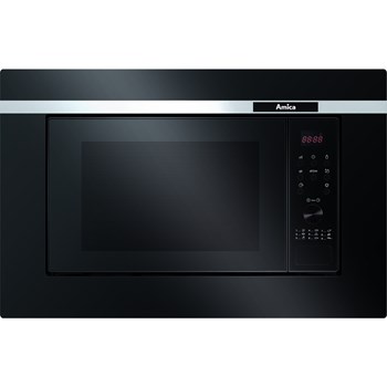 Cuptor cu microunde incorporabil Amica AMG20BF, 20 l, 700 W, Negru