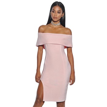 BAN466-5 Rochie modelatoare eleganta, cu umerii goi