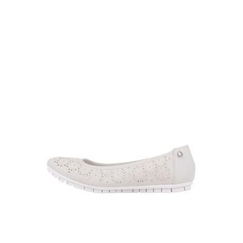Balerini s.Oliver crem din piele
