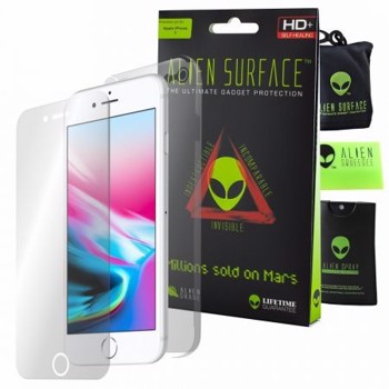 Folie Alien Surface HD Apple iPhone 8 protectie ecran spate laterale + Alien Fiber Cadou 0fasi8fb