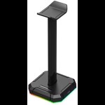 Suport casti Redragon Scepter Pro, iluminare RGB, Negru