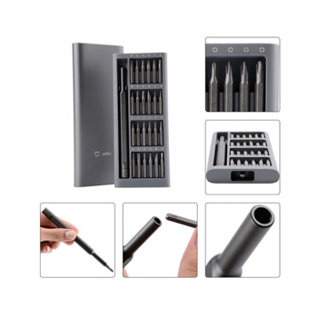 Surubelnita Mecanica Xiaomi Mijia cu 24 de capuri atasabile, Anti rugina, Precizie , Functionalitate universala