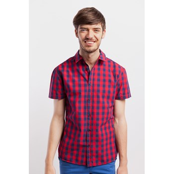 Camasa casual barbati Medicine rosu-bleumarin