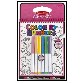 Color by Numbers. Carnet de colorat pe numere, Roz