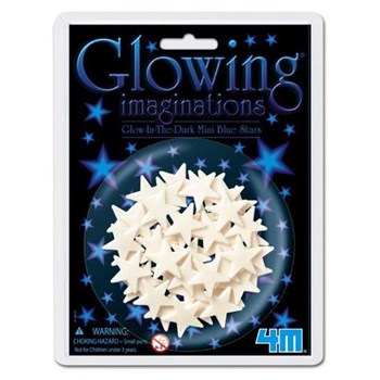 Mini Stelute Fosforescente (Blue)