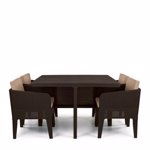 Keter Set mobilier gradina Curver Columbia, 5 piese, maro