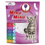Asternut igienic Silicat Miau Miau Lavanda, 3.8 l