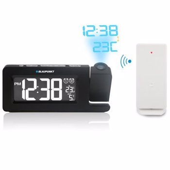 Radio cu ceas Blaupunkt CRP10BK, Termometru, Negru