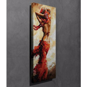 Tablou decorativ pe panza Symphony, 762SYM4262, Multicolor
