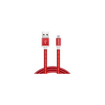 Cablu de date ADATA microUSB 1m - Red amucal-100cmk-crd