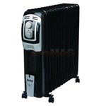 Calorifer electric Zass ZR 13 BE, 2500W, 13 elementi (Negru)
