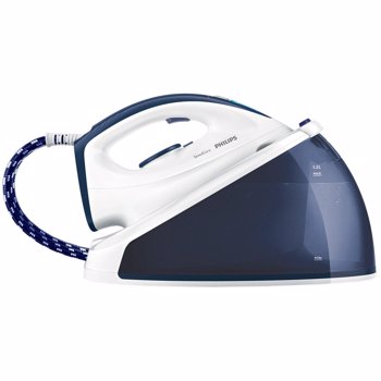 Statie de calcat Philips SpeedCare GC6630/20, Talpa SteamGlide Ceramic, 2400 W, 1.2 l, 170 g/min, Alb/Albastru