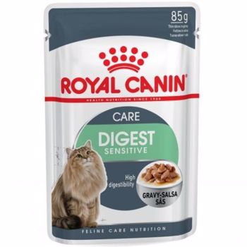 Hrana umeda pentru pisici Royal Canin, Digest Sensitive, in sos, 12x85g