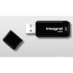 Memorie USB Integral Black 128GB USB 3.0, Snap-on cap design