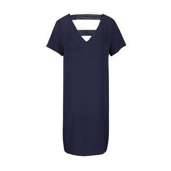 Rochie albastru inchis cu detalii din dantela VILA Sommi