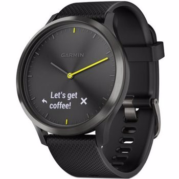 Smartwatch Garmin VIVOMOVE HR, WW, SPORT, BLACK-BLACK, L