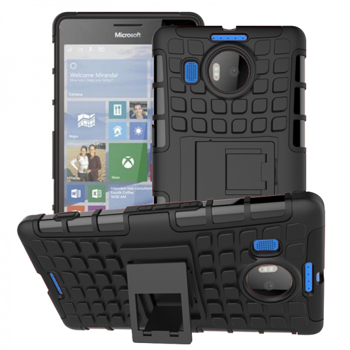 Husa hibrid g-shock pentru Microsoft Lumia 532 negru