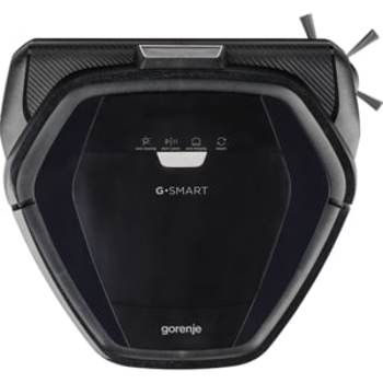 Aspirator robot GORENJE RVC216BK, 0.18l, 21.6V, autonomie max 90 min, Wi-Fi, functie mop, negru