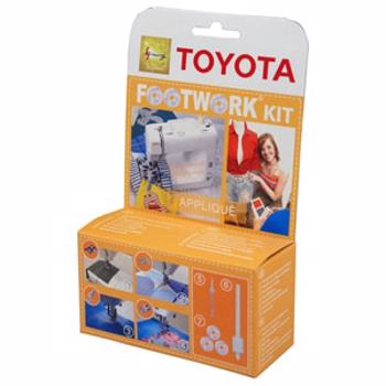 Set accesorii TOYOTA Aplicatii: piciorus snururi decorative + piciorus banda/bentite + piciorus brodare/carpire + piciorus deschis cu aplicare + ac dublu