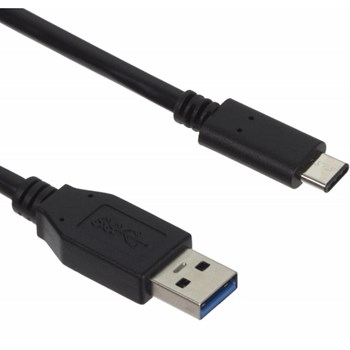Cablu de date Kit USB-C 3.1 la USB-A Type C 1m Black