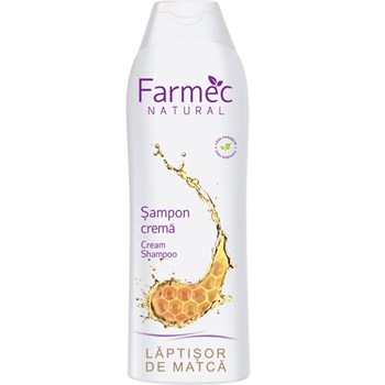 Șampon Cremă cu Lăptişor de matcă 400 ml Farmec Natural