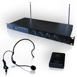 Set 4 microfoane wireless tip casti mik2028c