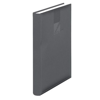 Agenda A5 nedatata,224p,metalizata,gri inch