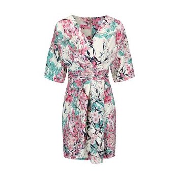 Rochie Closet crem cu imprimeu