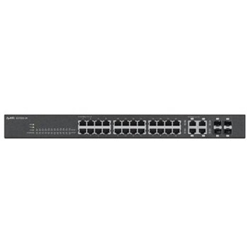 Switch ZyXEL 24 port Gigabit GS1920-24HP Black gs1920-24hp-eu0101