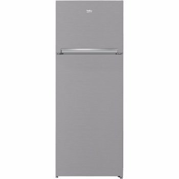 Frigider cu doua usi Beko RDNE455K30ZXB, 406 l, Clasa A++, NoFrost, H 185 cm, Argintiu