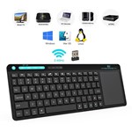 Tastatura multimedia wireless cu mouse pad, combo, Rii