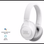 Casti Stereo JBL LIVE 650BTNC, Bluetooth, Microfon (Alb)