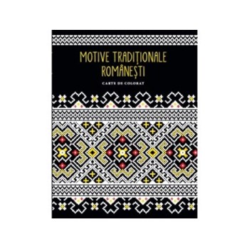 Motive tradiționale românești. Carte de colorat