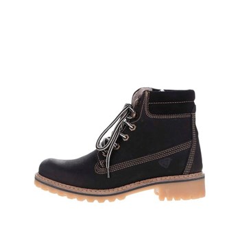 Ghete negre Tamaris din piele