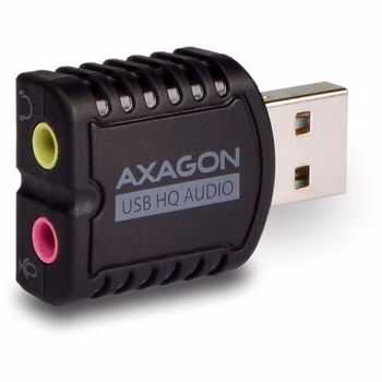 Placa de sunet AXAGON USB2.0 Stereo Mini Adapter 24bit 96kHz ada-17