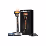 Aparat de ras Gillette Labs Heated Starter Kit + 1 rezerva, statie de incarcare