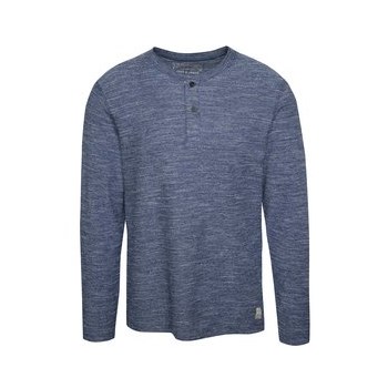 Bluza albastru deschis melange Jack & Jones Sebastian din bumbac