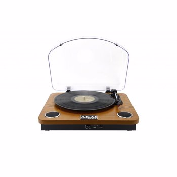 Pick-up AKAI ATT-11BT, stereo, difuzoare incorporate, Bluetooth, RCA, USB, SD Card