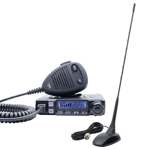 Kit statie radio CB PNI Escort HP 7120 ASQ, RF Gain, 4W, 12V si antena CB PNI Extra 48 cu magnet inclus, 45cm, SWR 1.0 AM/FM comutati doar in banda EU