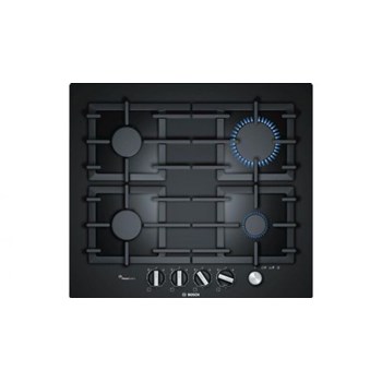 Plita incorporabila BOSCH PPP6A6M90, Gaz, 4 arzatoare, negru