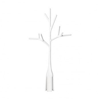 Accesoriu uscare biberoane Twig Alb