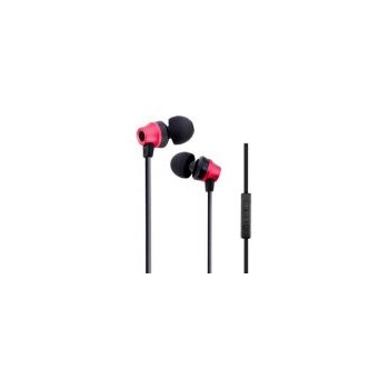Casti Stereo Woozik Precise Bass B950, Jack 3.5mm (Negru/Rosu)