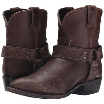 Frye Billy Harness Short Culoarea Espresso Smooth Stone Wash