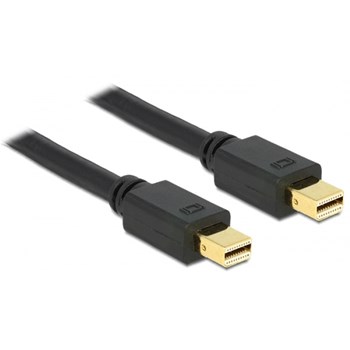 Cablu video DeLOCK miniDisplayPort Male - miniDisplayPort Male, v1.2, 2m, negru