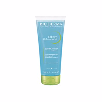 Gel de curatare spumant Bioderma Sebium pentru ten mixt/gras, 200 ml
