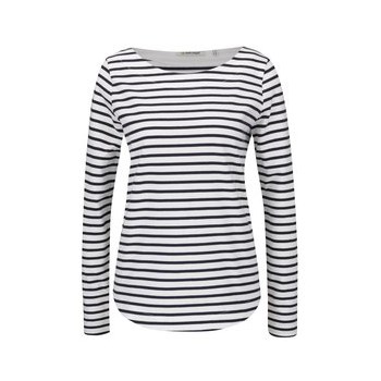 Bluza crem cu albastru Rich & Royal in dungi