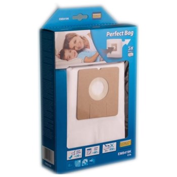 Sac aspirator Perfect Bag Worwo EMB419K, 6 saci + 1 filtru aspiratie, pentru aspiratoare ETA